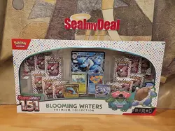 Pokemon Scarlet & Violet 151 Blooming Waters Premium Collection Box Sealed - Image 1