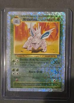 Pokemon Legendary Collection Nidorino 56/110 Reverse Holo Fireworks WOTC 2002 MP - Image 1
