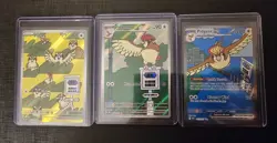 Pidgeot EX 225/197 Pidgeotto 208 Pidgey 207 Pokemon Obsidian Flames LP - Image 1