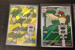 Pidgeot EX 225/197 Pidgeotto 208 Pidgey 207 Pokemon Obsidian Flames LP - Image 3