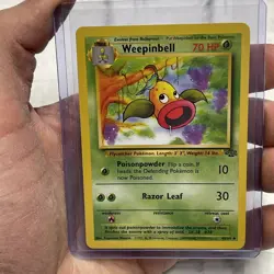 Weepinbell 48/64 Jungle Vintage Vtg Uncommon Pokemon Card NM/MT Never Played TCG - Image 1