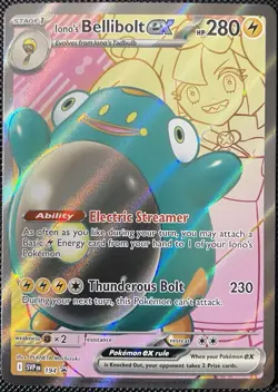 Iono's Bellibolt ex 194 Sv: Scarlet & Violet Promo Cards Holo - Pokemon Card - Image 1