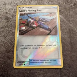 Lana's Fishing Rod 195/236 Reverse Holo Uncommon - Cosmic Eclipse - Pokemon - LP - Image 1