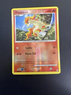 Ponyta #94/130 Diamond and Pearl Pokemon tcg REVERSE HOLO Lp - Image 1