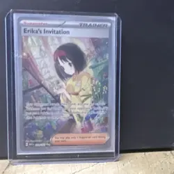 Pokemon Erika's Invitation 203/165 Scarlet & Violet 151 Illustration Rare Holo - Image 1
