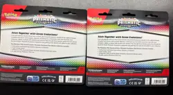 New & Sealed! Lot of 2 Pokemon TCG Prismatic Evolutions Tech Sticker Collection - Image 4