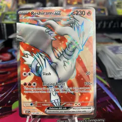 ⭐ Reshiram EX 158/086 Full Art English - Pokemon TCG White Flare ⭐ - Image 1