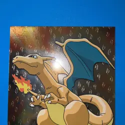 Topps 2000 Pokemon Charizard #06 Holo Foil Flames Embossed Rare - Image 2