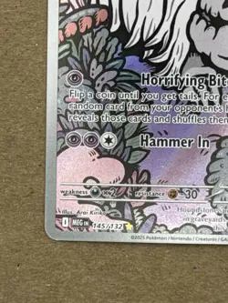Pokemon TCG Houndstone Illustration Rare Card 145/132 English Nm Holo - Image 4