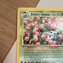 Pokemon TCG Gym Challenge Erika's Ivysaur Card 41/132 Unlimited Uncommon LP+ - Image 2