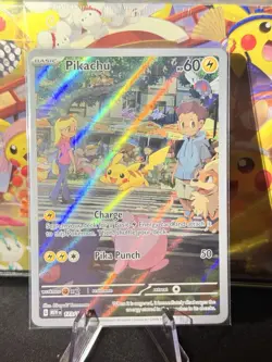 Pikachu 173/165 Pokemon Sv: Scarlet & Violet 151 Holo English Near Mint - Image 1