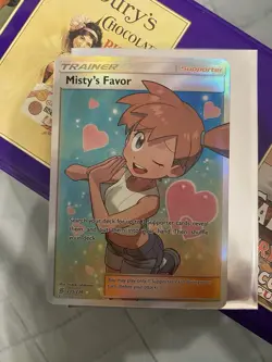 Pokemon TCG Misty's Favor Full Art Ultra Rare Trainer 235/236 Holo SM-Unified M. - Image 1