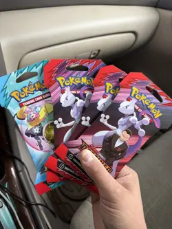 Pokemon TCG Scarlet & Violet Destined Rivals Journey Together Booster Pack all 4 - Image 1