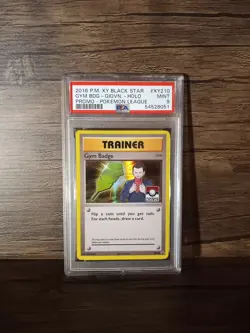 Pokemon Giovanni XY210 Gym Badge Pokemon League Promo Holo - PSA 9 MINT! - Image 1