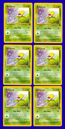LOT of (10) 1999 Pokemon Jungle Bellsprout 49/64 - RARE - Mint to Gem Mint - Image 1