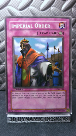 | Yugioh Imperial Order PSV-104 1st Secret Rare Pharaohs Servant HP 🔥 | - Image 1