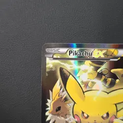 Pokemon Pikachu EX Holo Black Star Promo Card XY124 English LP - Image 2