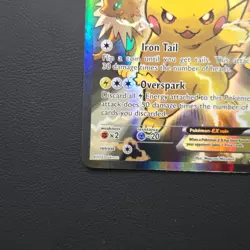 Pokemon Pikachu EX Holo Black Star Promo Card XY124 English LP - Image 5