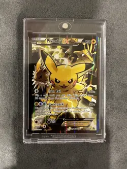 Pokemon Pikachu EX Holo Black Star Promo Card XY124 English - Image 1