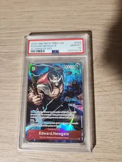 2024 One Piece CCG PRB01 004 Edward Newgate Alternate Art PSA 10 GEM English - Image 1