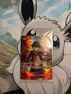 One Piece Monkey D. Luffy SR ST10-006 - Treasure Booster Promo Sealed - Image 1