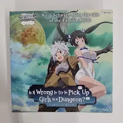 Weiss Schwarz Is It Wrong to Try to Pick Up Girls in a Dungeon Box English E - Image 1