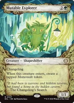 Showcase MUTABLE EXPLORER x1 mtg NM-M Lorwyn Eclipsed 1 Rare - Image 1