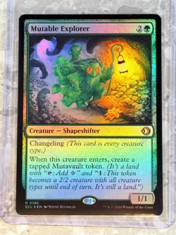 Mutable Explorer FOIL MTG 186 R Lorwyn Eclipsed ECL NM X1 - Image 1