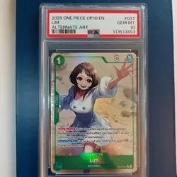 TCG CARDS: ONE PIECE- ROYAL BLOOD (ENGLISH) LIM OP10 #037 ALTERNATE ART PSA 10 - Image 1