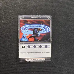 Chaotic TCG M'arrillian Invasion Beyond The Doors Timeslow Common Card 118/222 - Image 1