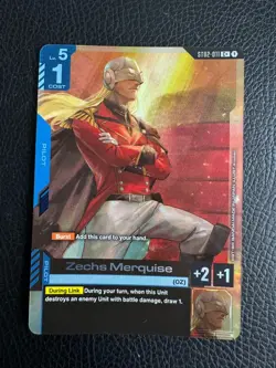 ST02-011 C+ Zechs Merquise Gundam card game - Image 1