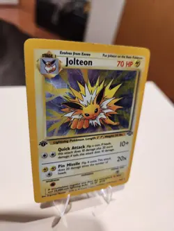 Pokemon Jolteon TCG Jungle 4/64 Holo 1st Edition Rare Card - Image 2