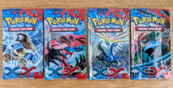 XY Base Set ~ Booster (No Cards) Pack Wrappers ~ All 4 Artworks!! - Image 1