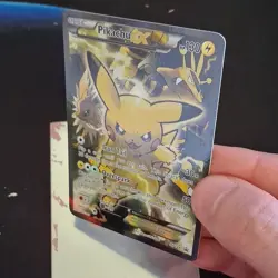 Pokemon TCG Pikachu EX Full Art Promo Holo XY124 XY 130 HP Basic Card - Image 4