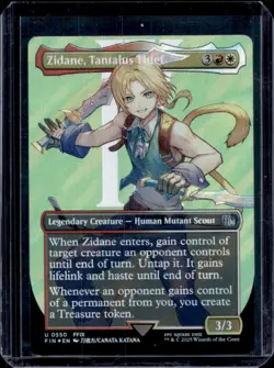 2025 Magic MTG Final Fantasy Zidane Tantalus Thief BL SF Uncommon #0550 - Image 1