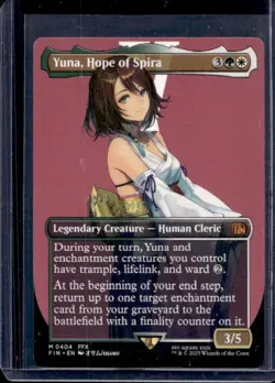 2025 Magic MTG Final Fantasy Yuna Hope of Spira BL Rare #0404 - Image 1