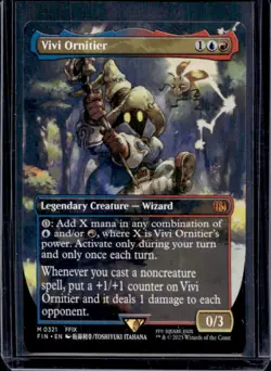 2025 Magic MTG Final Fantasy Vivi Ornitier BL Rare #0321 - Image 1