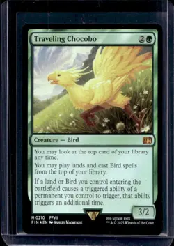 2025 Magic MTG Final Fantasy Traveling Chocobo Rare #0210 - Image 1