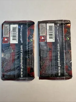 Pokemon TCG Sun and Moon Crimson Invasion 2x Booster Pack Lot Factory Sealed New - Image 2