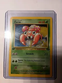 1999 Pokemon Paras 1st Edition Jungle 59/64 Never Played - Image 1