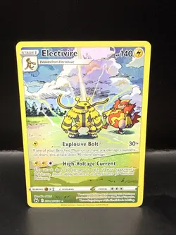 Pokemon TCG Electivire GG08/GG70 Crown Zenith: Galarian Gallery Holo NM - Image 1