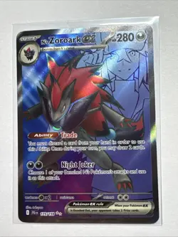 Pokemon TCG N's Zoroark EX 175/159 SV09 Journey Together Ultra Rare - Image 1