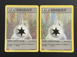 2023 POKEMON CLASSIC COLLECTION CHARIZARD DECK DOUBLE COLORLESS ENERGY X2 NM SET - Image 1