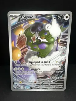 Pokemon Tornadus #210 White Flare ETB Pokemon Center Exclusive Stamped Promo - Image 1