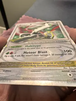 Arceus LV.X 95/99 AR Rare LV.X Arceus Holo Pokemon - MP - Image 3