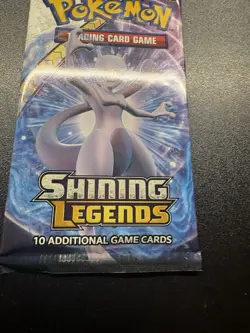 Pokemon TCG: 2017 Shining Legends Booster Pack Sealed Mewtwo Art - Image 2