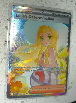 Pokemon TCG: Lillie’s Determination Mega Evolution #184/132 SIR English, MINT - Image 3