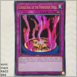 Cursed Seal of the Forbidden Spell - RA03-EN076 - 1st Edition Yugioh - Image 1