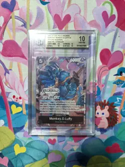 BGS 10 Monkey D. Luffy OP07-091 ONE PIECE TCG 2024 Offline Regionals Finalist - Image 1
