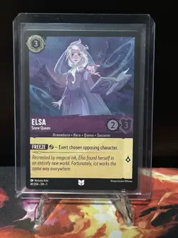 Disney Lorcana The First Chapter Elsa Snow Queen Cold Foil 41/204 - Image 1